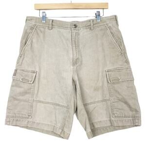 Columbia Tan Cargo Shorts Sz 34